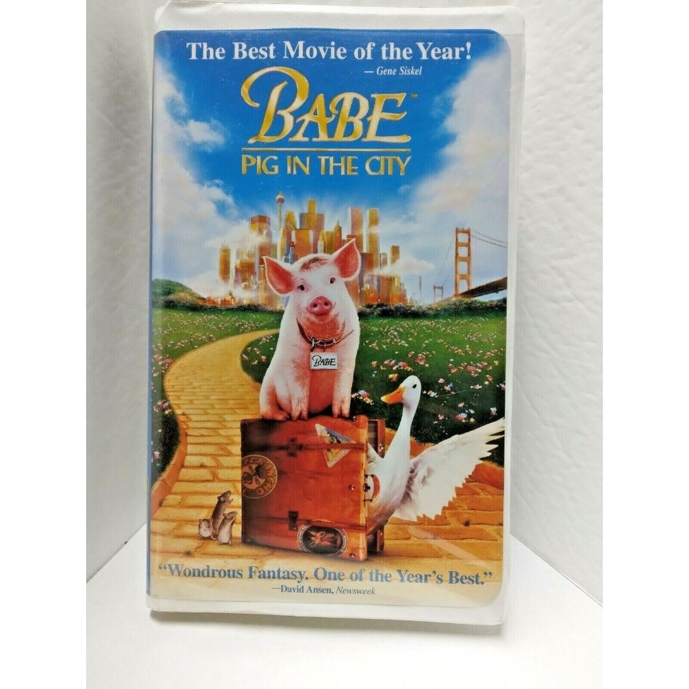 Babe Pig in the City VHS 1999 Universal‎ Clamshell